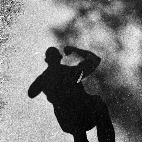 Muscle shadow on a path