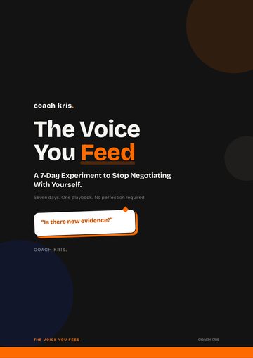 The Voice You Feed workbook cover